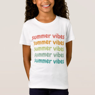 T-Shirt Été Vibes Plage Vacances Rétro Été