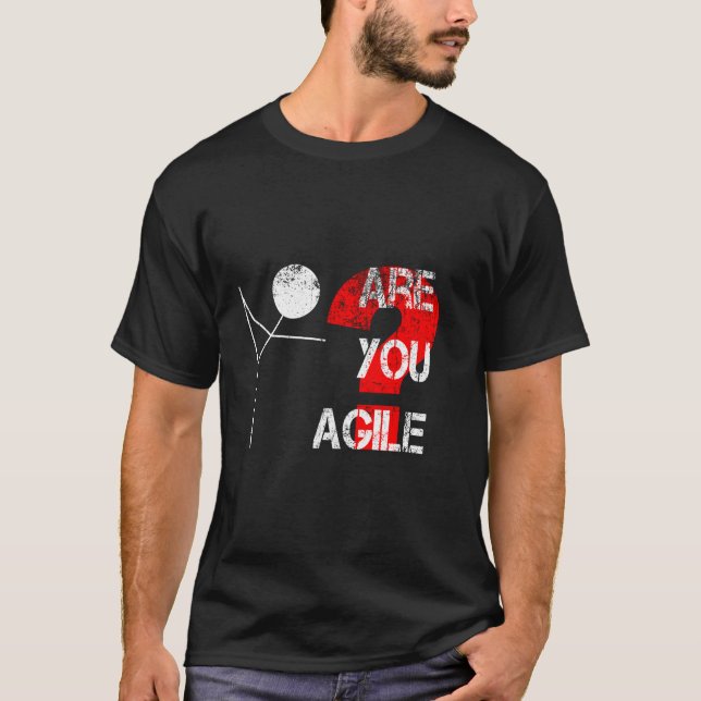 T-shirt Êtes-vous agiles ? (Devant)