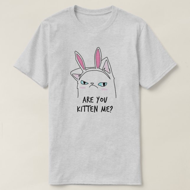 T-shirt Êtes-Vous Kitten Me ? (Design devant)