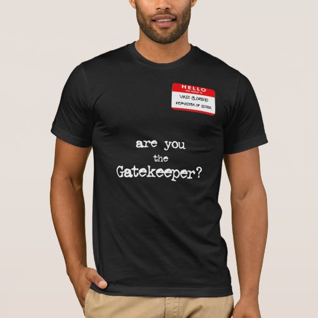 T-shirt êtes-vous le portier ? … de l'usage de Wezl (Devant)