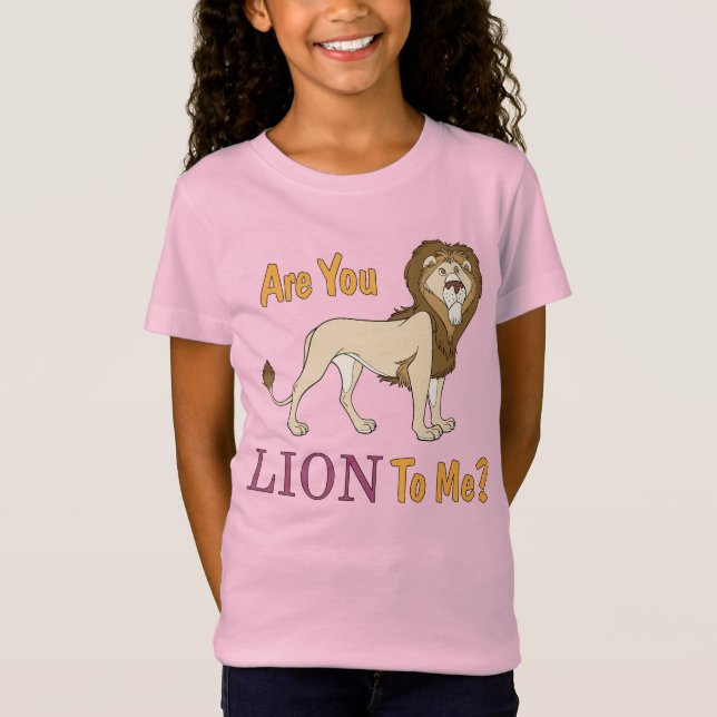 T-Shirt Êtes-Vous Lion À Moi ? Jeu (Devant)