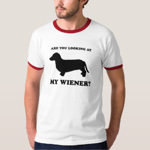 T-shirt Êtes vous regardant ma saucisse