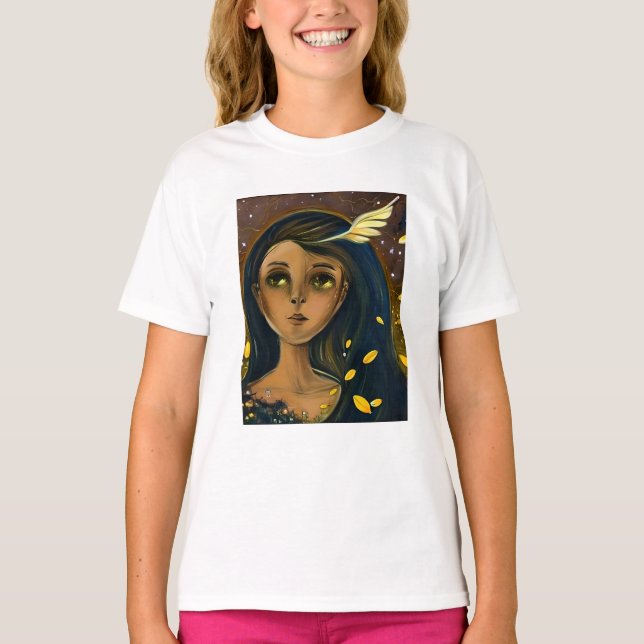 T-shirt Éthérée Enchantée fille angélique (Devant)
