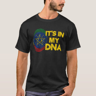 T-shirt Éthiopie ADN éthiopien Afrique Drapeau Fierté Amou