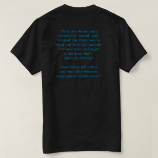 T-shirt Éthique et moralité de Tehol/Bugg 2020
