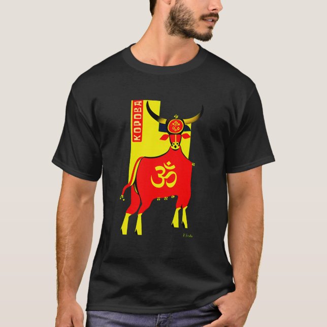 T-shirt Ethno Cow Korova (Devant)