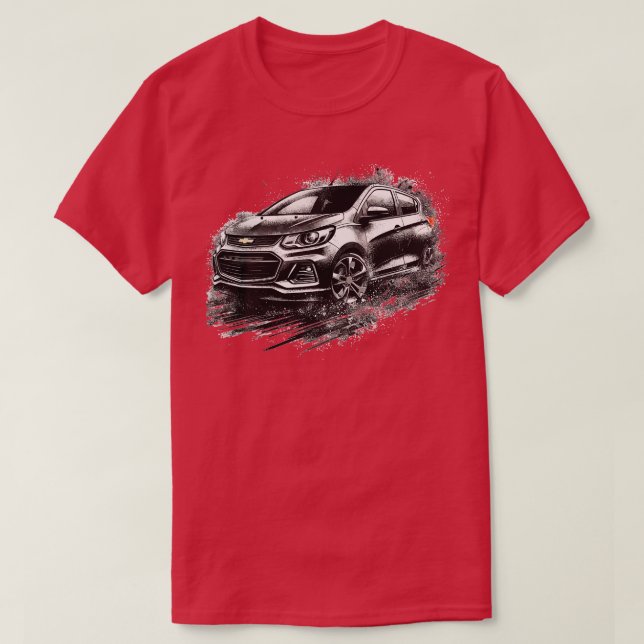 T-shirt Étincelle Chevrolet 17 (Design devant)