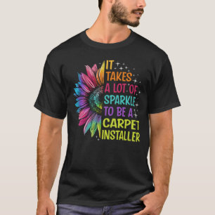 T-shirt Étincelle de l'installateur de tapis