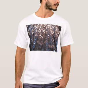 T-shirt Étincelles d'argent et de bleu