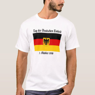 T-shirt Étiquetez le der Deutschen Einheit, 3. Oktober