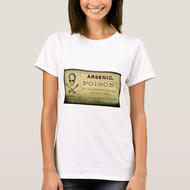 T-shirt Étiquette Arsenic désorganisé (Devant)