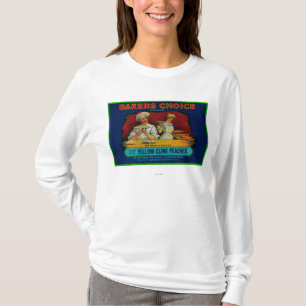 T-shirt Étiquette bien choisi de pêche de boulangers