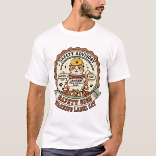 T-shirt Étiquette d'avertissement de signal de sécurité Ch