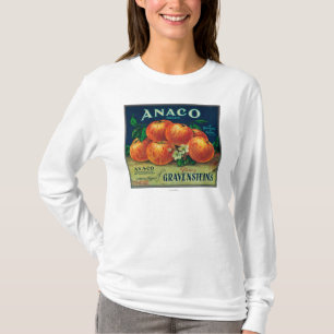 T-shirt Étiquette de caisse d'Anaco Apple