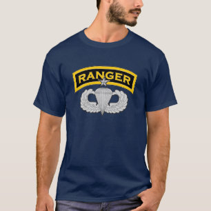T-shirt Étiquette de garde forestière et insigne de
