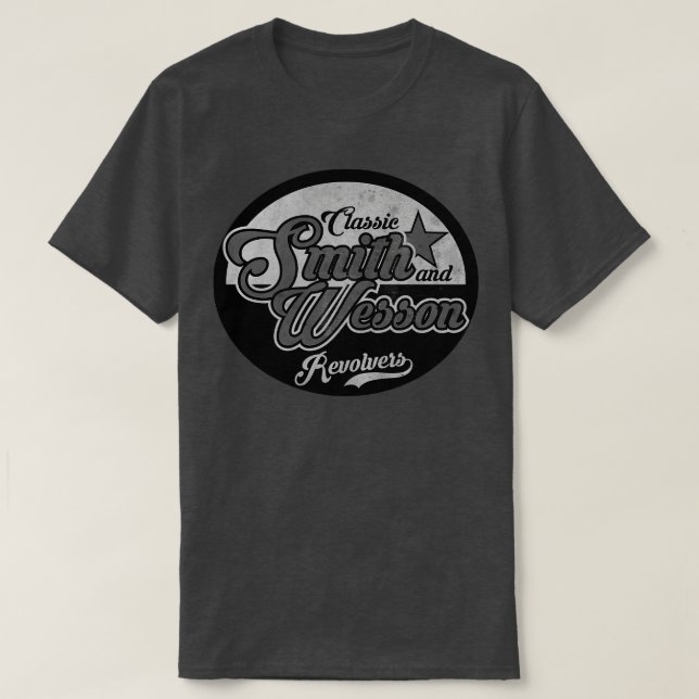 T-shirt Étiquette de la société des armes à feu (Design devant)