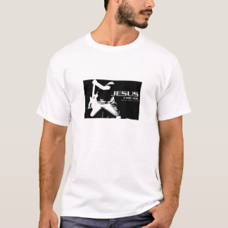 T-shirt Étiquette de Phénomène-Le de Jésus seulement que