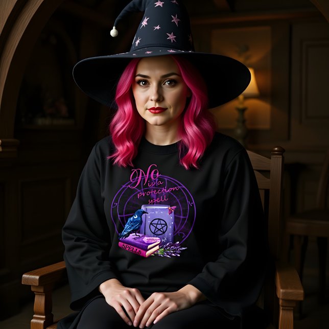 T-shirt Étiquette de protection magique "Non !" (Créateur téléchargé)
