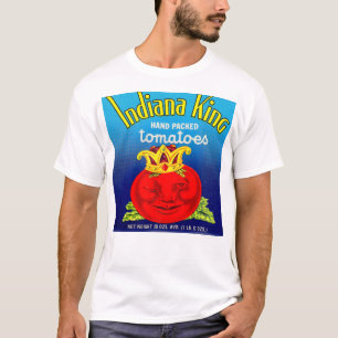 T-shirt Étiquette de tomates Indiana King