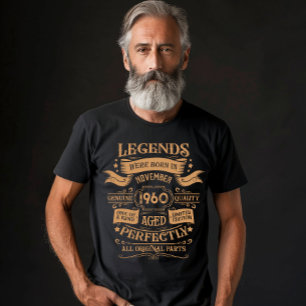 T-shirt Étiquette de whisky personnalisée pour les 65 ans
