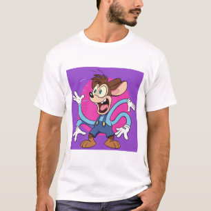 T-shirt Étiquette : Réaction d'un tuyau en caoutchouc