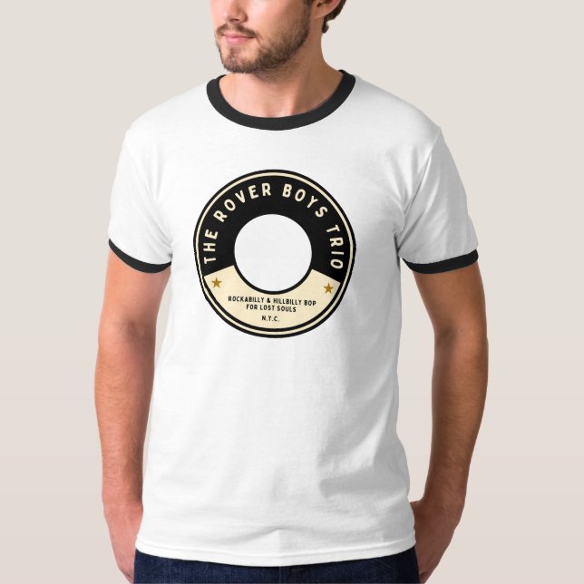 T-shirt Étiquette Rover Boys Trio Record (Devant)