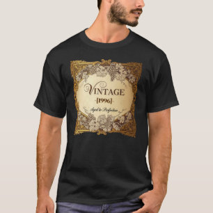 T-shirt Étiquette vintage - Style Vin Vieilli Anniversaire