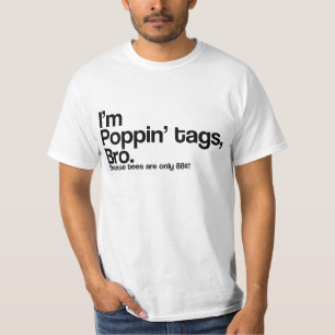 T-shirt Étiquettes Poppin' Bro