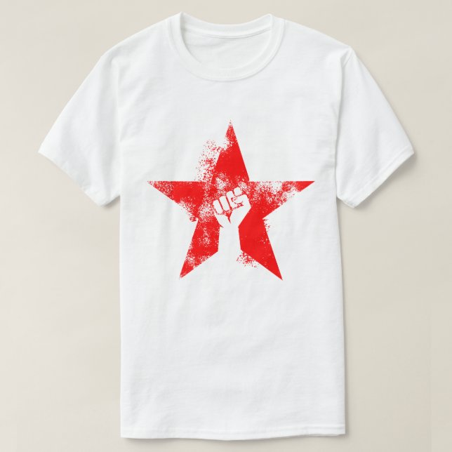T-shirt Étoile anti-fasciste (Design devant)
