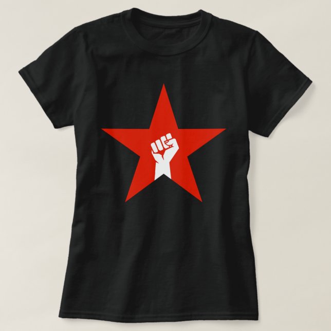 T-shirt Étoile anti-fasciste (Design devant)