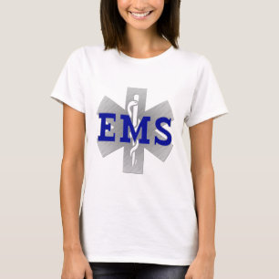 T-shirt Étoile argentée de la vie avec le SME bleu