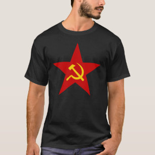 T-shirt Étoile communiste de marteau et de faucille