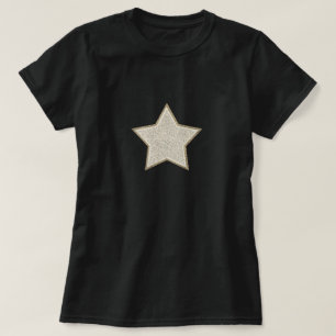 T-shirt Étoile d'argent et d'or