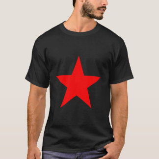 T-shirt Étoile De Couleur Rouge Sur Plusieurs Couleurs