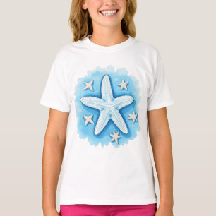 T-shirt Étoile de mer en bleu