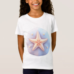 T-Shirt Étoile de mer sur une pierre de forme unique