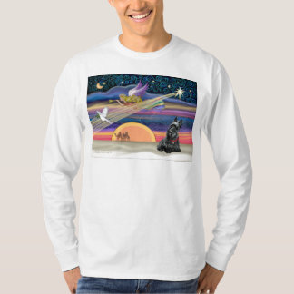 T-shirt Étoile de Noël - Terrier écossais 2B