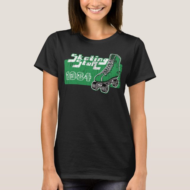 T-shirt étoile de patinage 1984 (Devant)
