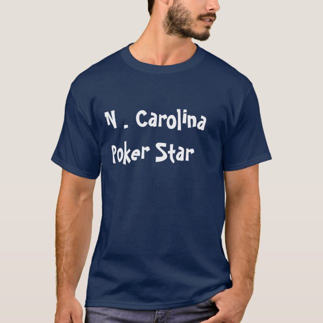 T-shirt Étoile de tisonnier de la Caroline du Nord (Devant)