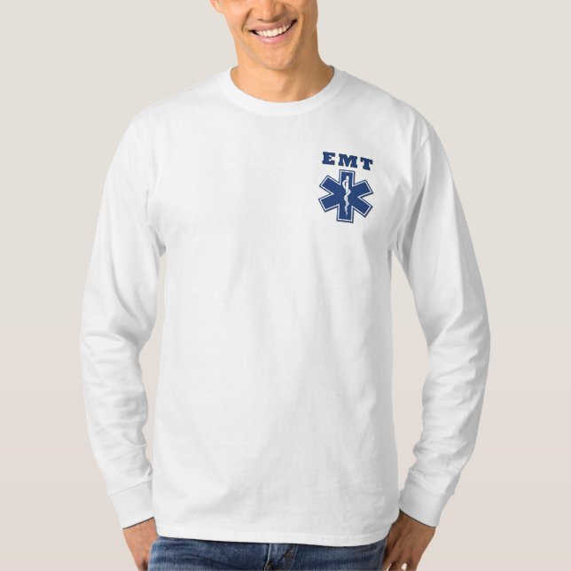 T-shirt Étoile d'EMT et de SME des chemises de la vie (Devant)