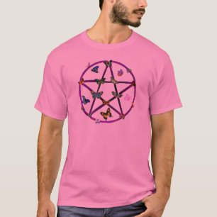 T-shirt Étoile et papillons de Wiccan
