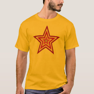 T-shirt Étoile jaune rouge