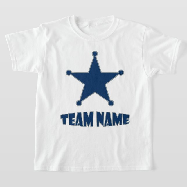 T-shirt Étoile personnalisée personnalisée personnalisée (Poser)