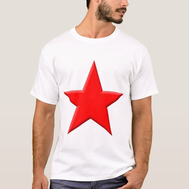 T-shirt Étoile - Rouge (Devant)