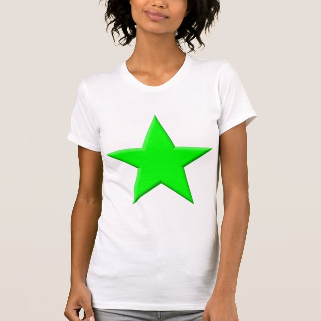 T-shirt Étoile - Vert (Devant)