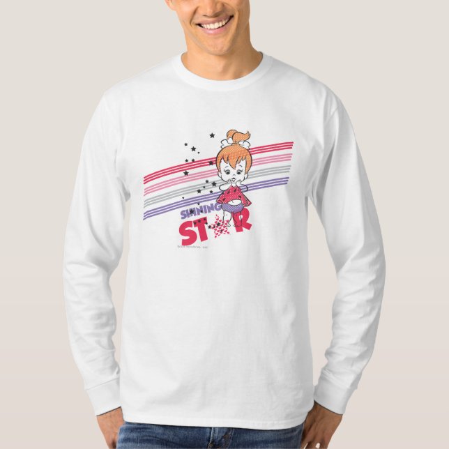 T-shirt Étoiles brillantes PEBBLES™ (Devant)
