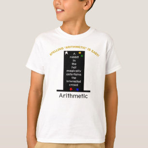 T-shirt Etoiles Casquettes de lapin magicien orthographe