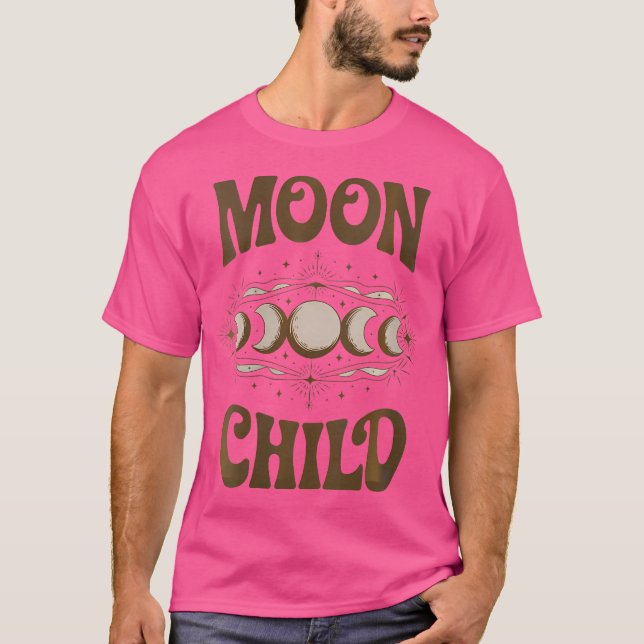 T-shirt Étoiles d'astronomie de lune d'enfant (Devant)