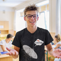 Etoiles de fond de plateau satellite Phrase I LOVE