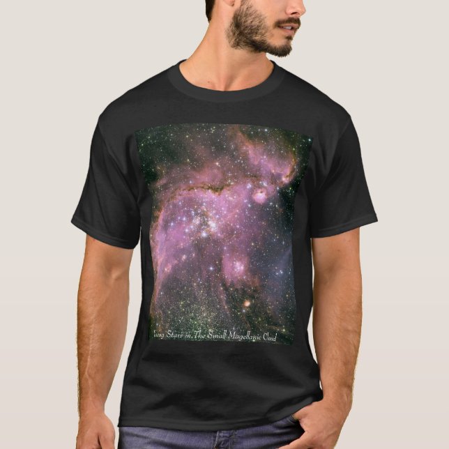 T-shirt Étoiles de jeunes dans le petit nuage de (Devant)